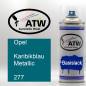 Preview: Opel, Karibikblau Metallic, 277: 400ml Sprühdose, von ATW Autoteile West.